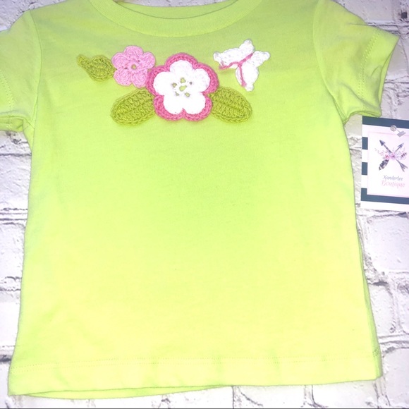 Girls 9-12m top and legging outfit custom - Picture 2 of 3
